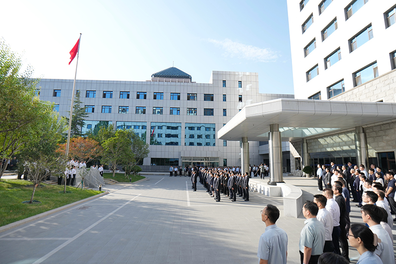 水利部舉行升國旗儀式 水利部舉行升國旗儀式